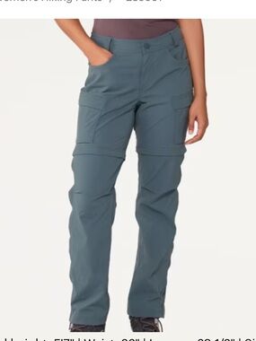 REI Sahara Convertible Cargo Pants Asphalt (dark gray) women’s size 8 Petite